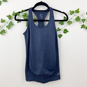 Reebok navy blue Racerback athletic tank top XS